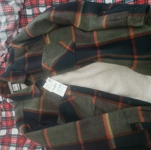 Zara plaid button up